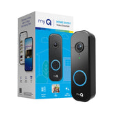 CHAMBERLAIN myQ front view showing camera and button, improved visitor identification