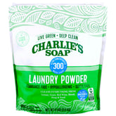 Charlie’s Soap front packaging showing label and volume benefit