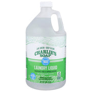 Charlie’s Soap frontal del envase mostrando capacidad y sin fragancia, ahorro por carga