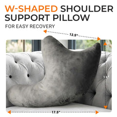 Cheer Collection pillow supporting side-sleeper arm for calmer rest