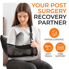 Cheer Collection close-up of W-shaped contour providing targeted arm support