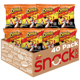 Cheetos front packaging showing brand and spicy snack appeal