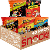 Cheetos front pack showing variety mix and portable convenience