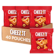 Cheez-It paquete frontal mostrando caja de 40 bolsitas y conveniencia