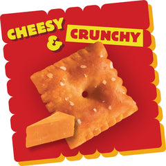 Cheez-It detalle de textura tostadita y crujiente, sabor real de queso
