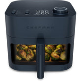 Chefman Crispinator front view showing compact award-winning design and fast results