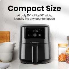 Chefman pantalla táctil y temporizador digital para control preciso de temperatura