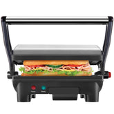 Chefman front view showing stainless steel body and compact design for easy storage