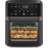 Chefman vista frontal con puerta ventana mostrando control y beneficio de supervisión