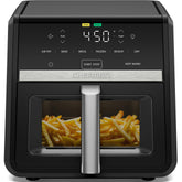 Chefman TurboFry front view showing controls for faster cooking