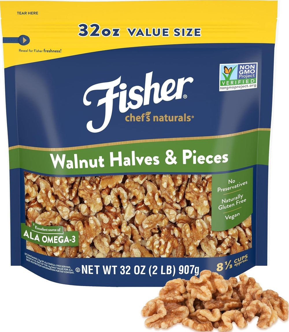 CHEF'S NATURALS bolsa frontal mostrando 2 lb y cierre resealable, conservación fácil