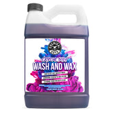 Chemical Guys gallon bottle front view showing product for easy identification and storage