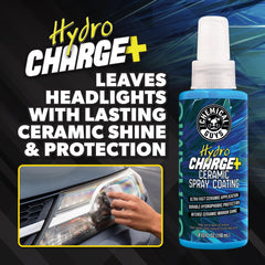 Chemical Guys HydroCharge spray que ofrece protección cerámica hidrofóbica