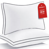 CHOKIT vista frontal de almohada empaquetada, confort inmediato