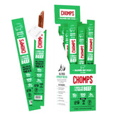 Chomps frente del empaque mostrando 24ct y beneficios proteicos