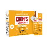 Chomps front packaging showing 24-count box and convenient grab-and-go benefit