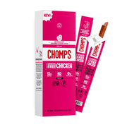 Chomps empaque frontal mostrando 10 palitos y beneficios nutricionales