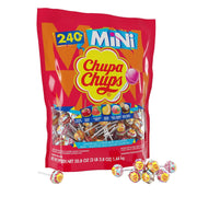 Chupa Chups bolsa frente mostrando cantidad y mezcla, ideal para eventos