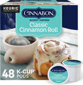 CINNABON front packaging showing 48-count convenience and aroma