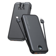 citicr power bank front packaging showing black finish and compact profile, portable convenience