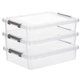 Citylife front view of clear project case showing full visibility and organization benefit