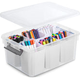 Citylife front view with lid showing clear storage and neat organization benefit