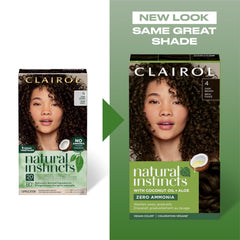 Clairol textura de la crema colorante resaltando facilidad de aplicación