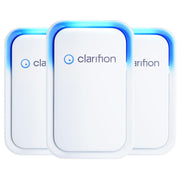 Clarifion front view showing compact design and easy plug-in benefit