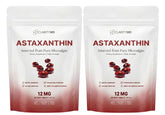 ClarityMD bottle front packaging showing 12mg astaxanthin and pack details for clarity