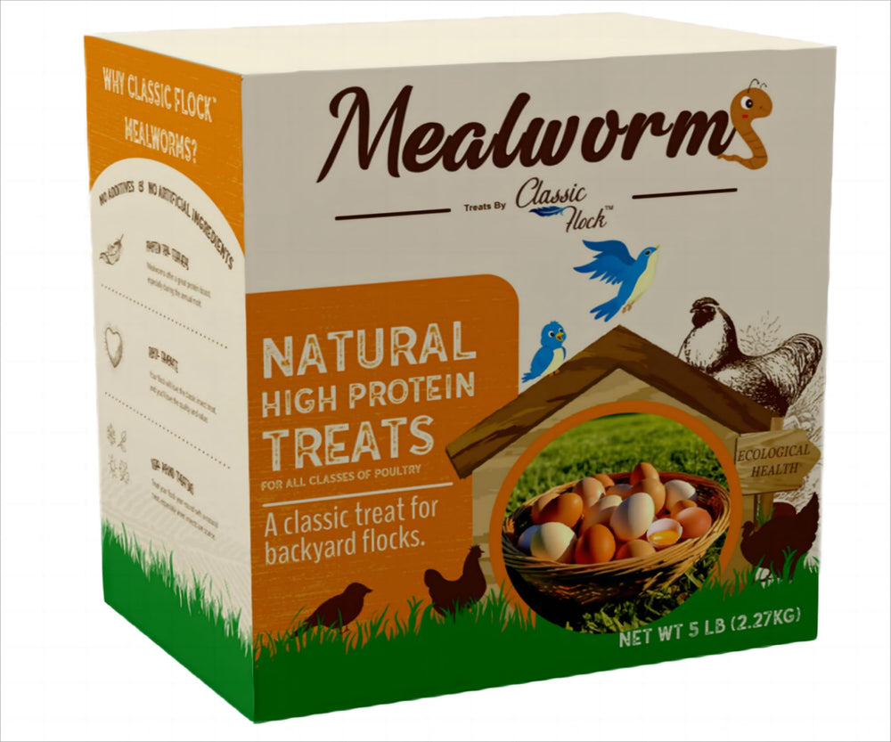 Classic Flock front packaging showing 5lb bag and clear labeling for easy storage