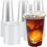 Clawsoff front pack of 100 clear cups showing quantity and convenience