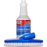 Clean-eez front bottle showing product and easy-pour spout for efficient coverage