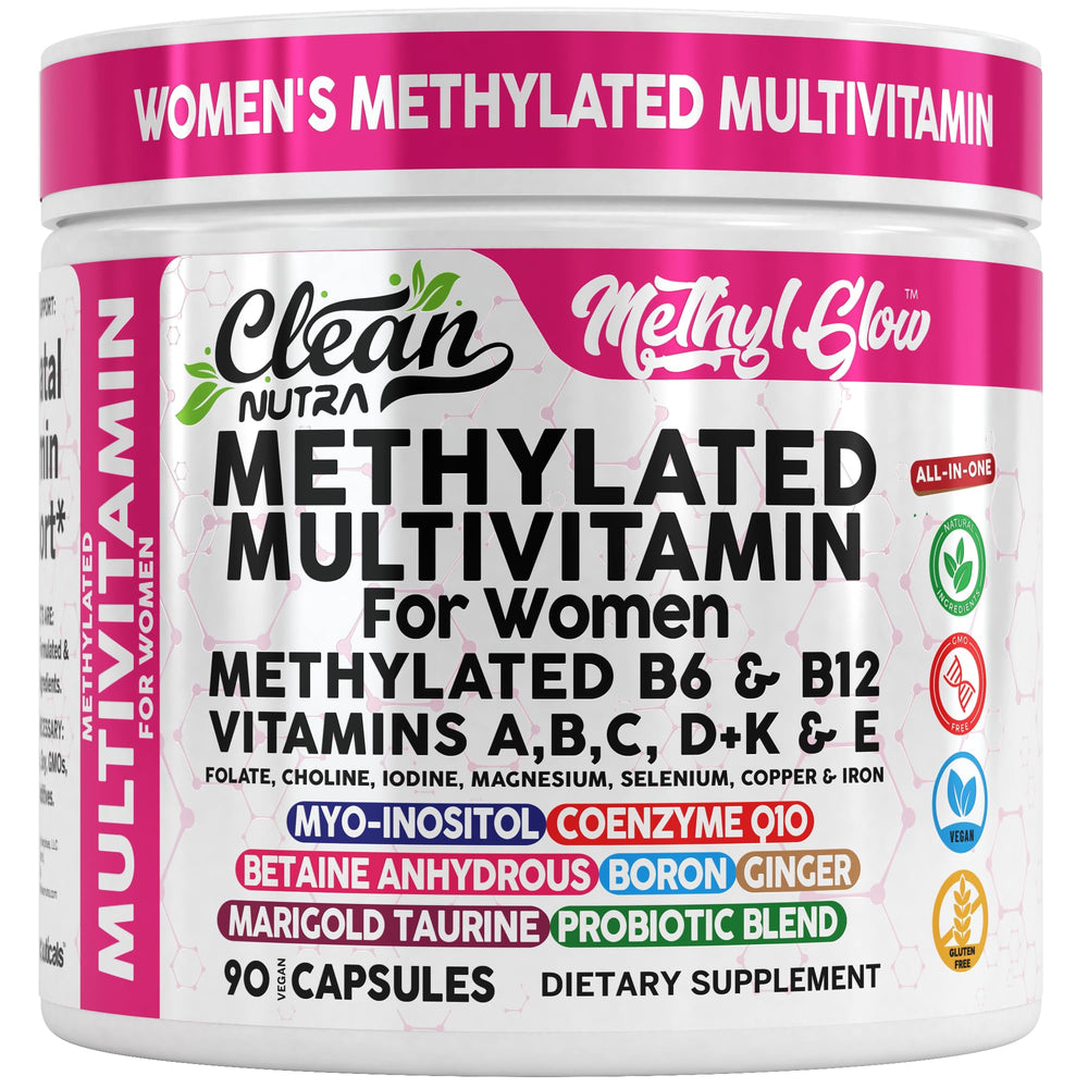 Clean Nutraceuticals frasco delantero mostrando etiqueta y uso diario