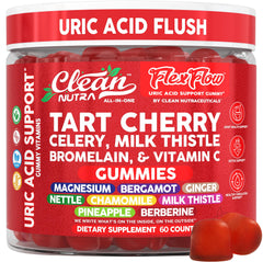 Clean Nutraceuticals frasco delantero mostrando la marca y beneficio práctico