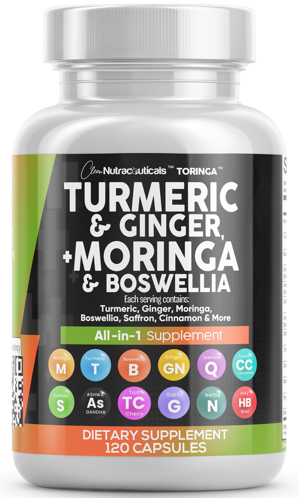 Clean Nutraceuticals frente del envase mostrando fórmula todo en uno