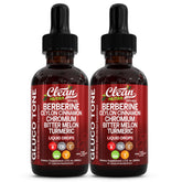 Clean Nutraceuticals Gluco Tone front label showing organic ingredients and benefits