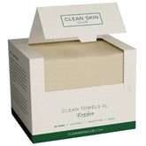 Clean Skin Club paquete frontal mostrando 50 toallas para higiene rápida