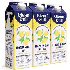 Cleancult frontal del pack verbena limón mostrando envase ecológico y ahorro