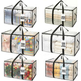 ClearSpace front view of six bags showing capacity and organization benefit