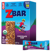 Clif Kid ZBar frente del empaque, presenta barras orgánicas listas para lonchera