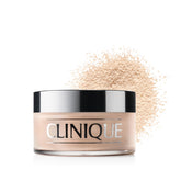 Clinique polvo Blended vista frontal con empaque elegante y acabado profesional