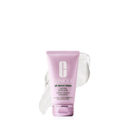 Clinique front packaging of foaming face wash showing bottle benefit: gentle cleansing