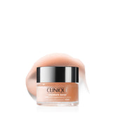 Clinique jar front view showing branding and compact design delivering hydration