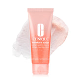 Clinique front packaging showing product and benefit of gentle exfoliation