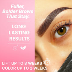 CLIONE PRIME comparativa cejas antes y después, mejora visible en densidad y forma natural