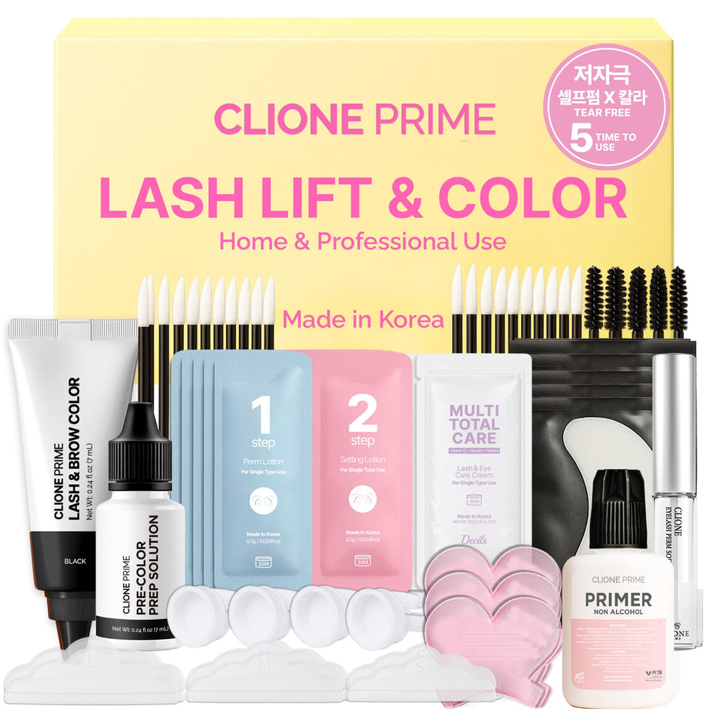 CLIONE PRIME envase frontal del kit mostrando etiquetas y tonalidad negra para definición rápida