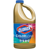 Clorox ColorLoad botella frontal mostrando etiqueta y beneficio de colores brillantes