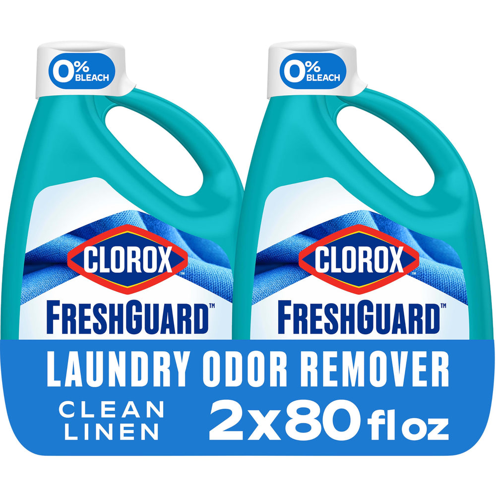 Clorox FreshGuard frente del empaque mostrando aroma Clean Linen y beneficio neutraliza olores