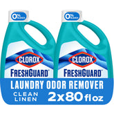 Clorox FreshGuard frente del empaque mostrando aroma Clean Linen y beneficio neutraliza olores