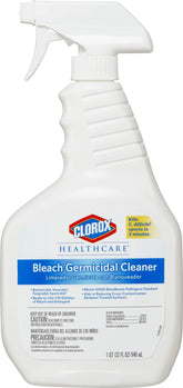 Clorox Healthcare envase frontal mostrando marca y formato de 32 oz, confianza institucional
